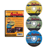 SalsaCrazy's Learn to Dance Salsa Collection: Beginner's Series, 3 DVD Set