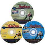 SalsaCrazy's Learn to Dance Salsa Collection: Beginner's Series, 3 DVD Set