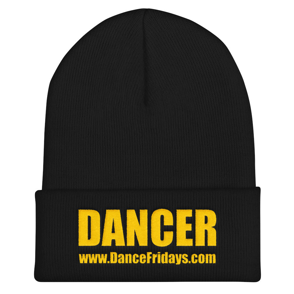 Dance Fridays Beanie Hat - Cuffed Embroidered